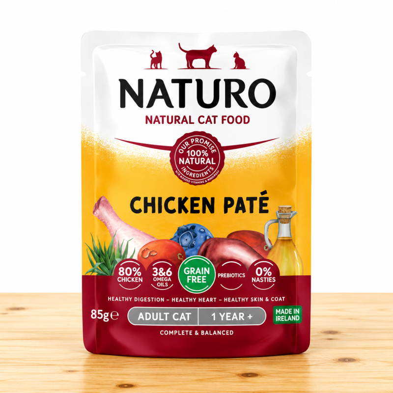 POUCHE GATO NATURO X 85 GR ADULTO _ SABOR PATE POLLO