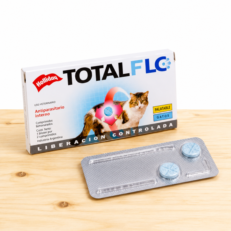 TOTAL FLC GATOS _ TAMAÑO X BLISTER 2 TAB