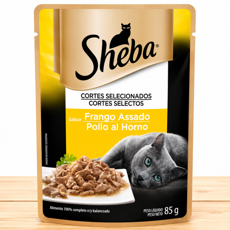 POUCHE SHEBA GATO X 85 GR _ SABOR POLLO