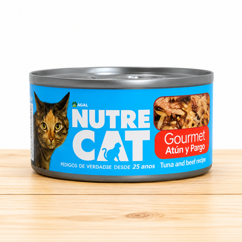 NUTRECAT LATA X 85 GR _ SABOR ATUN/PARGO
