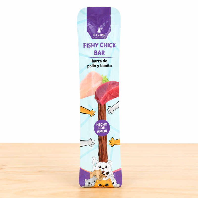 BARRA FISHY CHICK BAR X UND _ SABOR POLLO/BONITO