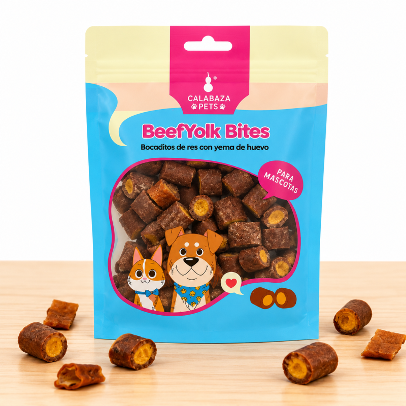 BEEFYOLK BITES X 50 GR _ SABOR RES/YEMA HUEVO
