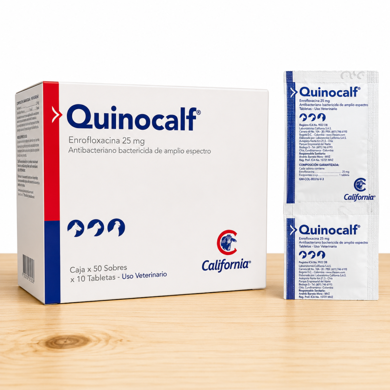 QUINOCALF TAB X 25 MG