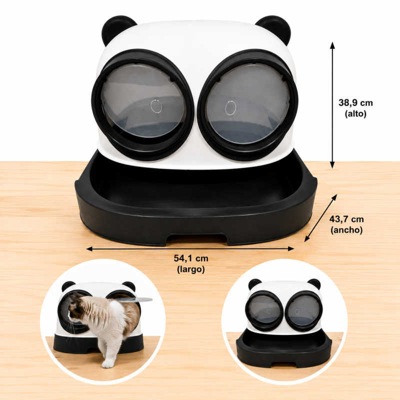 ARENERA CUBIERTA PANDA 54,1*43,7*38,9 CM