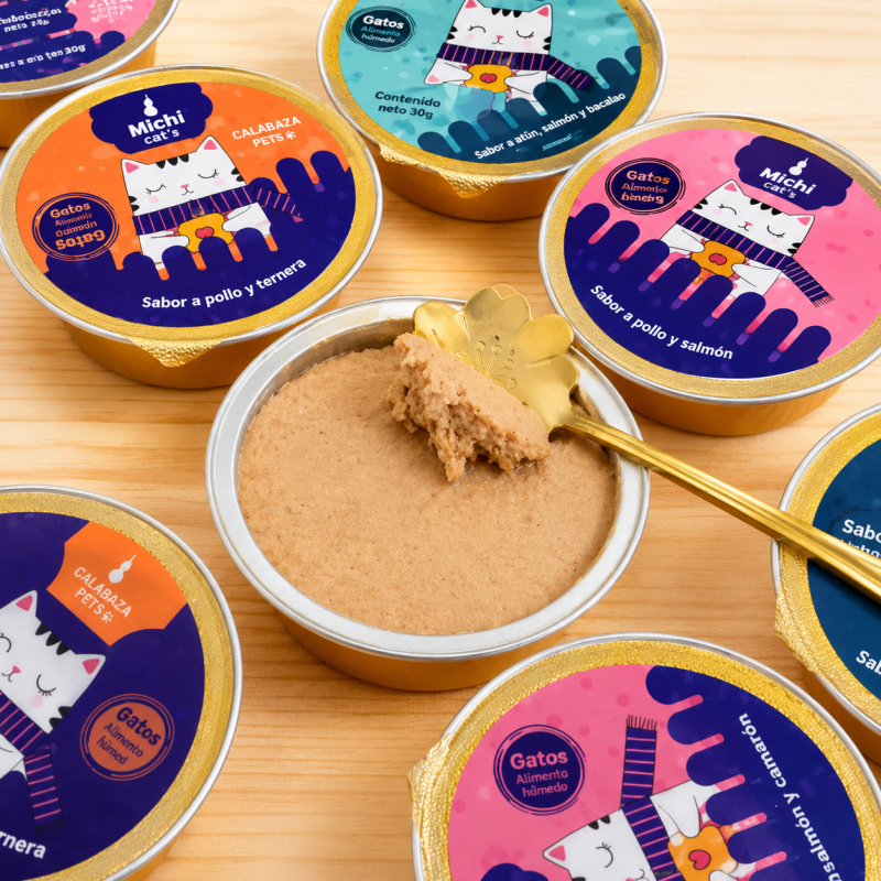 MINICAN MOUSSE GATO X UND 30 GR _ SABOR POLLO/SALMON