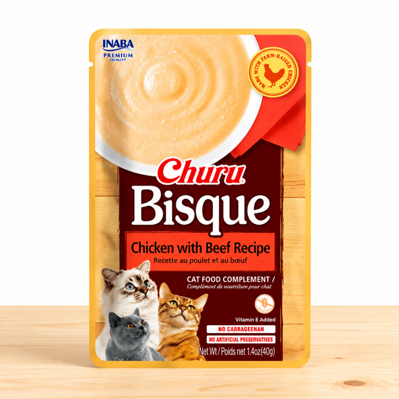 POUCHE CHURU BISQUE X 40 GR _ SABOR CHICKEN/BEEF