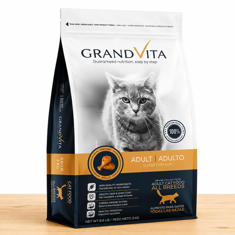 GRANPLUS GATO ADULTO SALMON ARROZ X 1 KG
