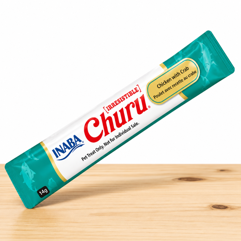 CHURU GATO X UND 14 GR _ SABOR CHICKEN/CRAB