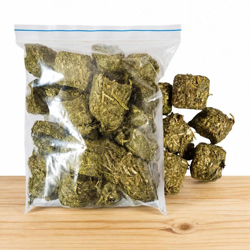 ALIMENTO PARA CONEJOS/HAMSTER CUBOS ALFALFA _ TAMAÑO X 1 KG
