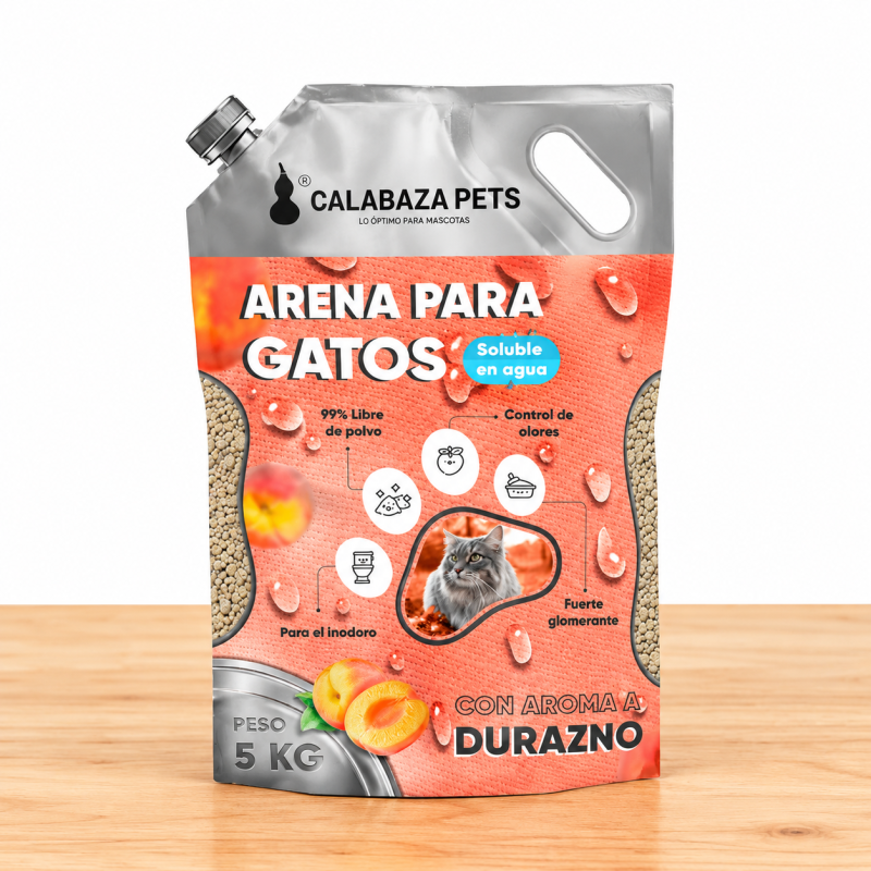 ARENA CALABAZA DURAZNO X 5 KG